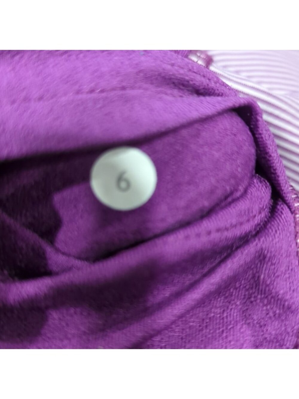 Lululemon Run Zoom Tank singlet potion purple wee stripe - Picture 4 of 9